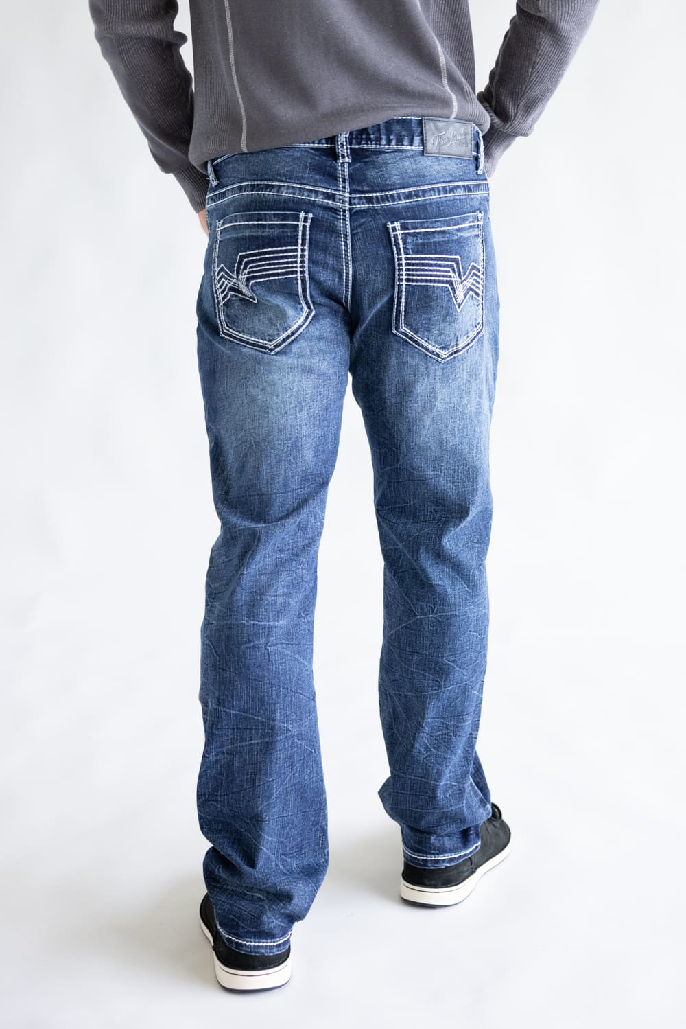 True Luck Bo Bootcut Stretch Jeans for Men | TL22031607