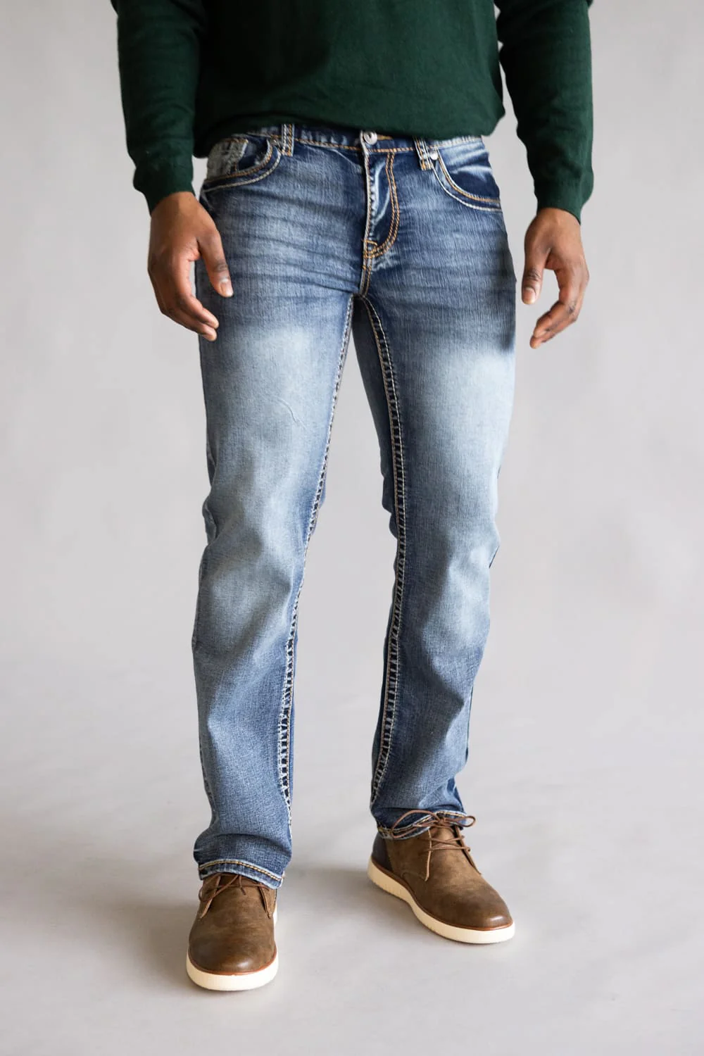 True Luck Lucian Bootcut Jeans for Men | TL24112604 - Image 2