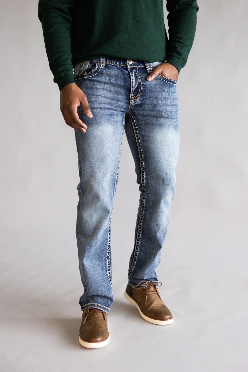 True Luck Lucian Bootcut Jeans for Men | TL24112604 - Image 4