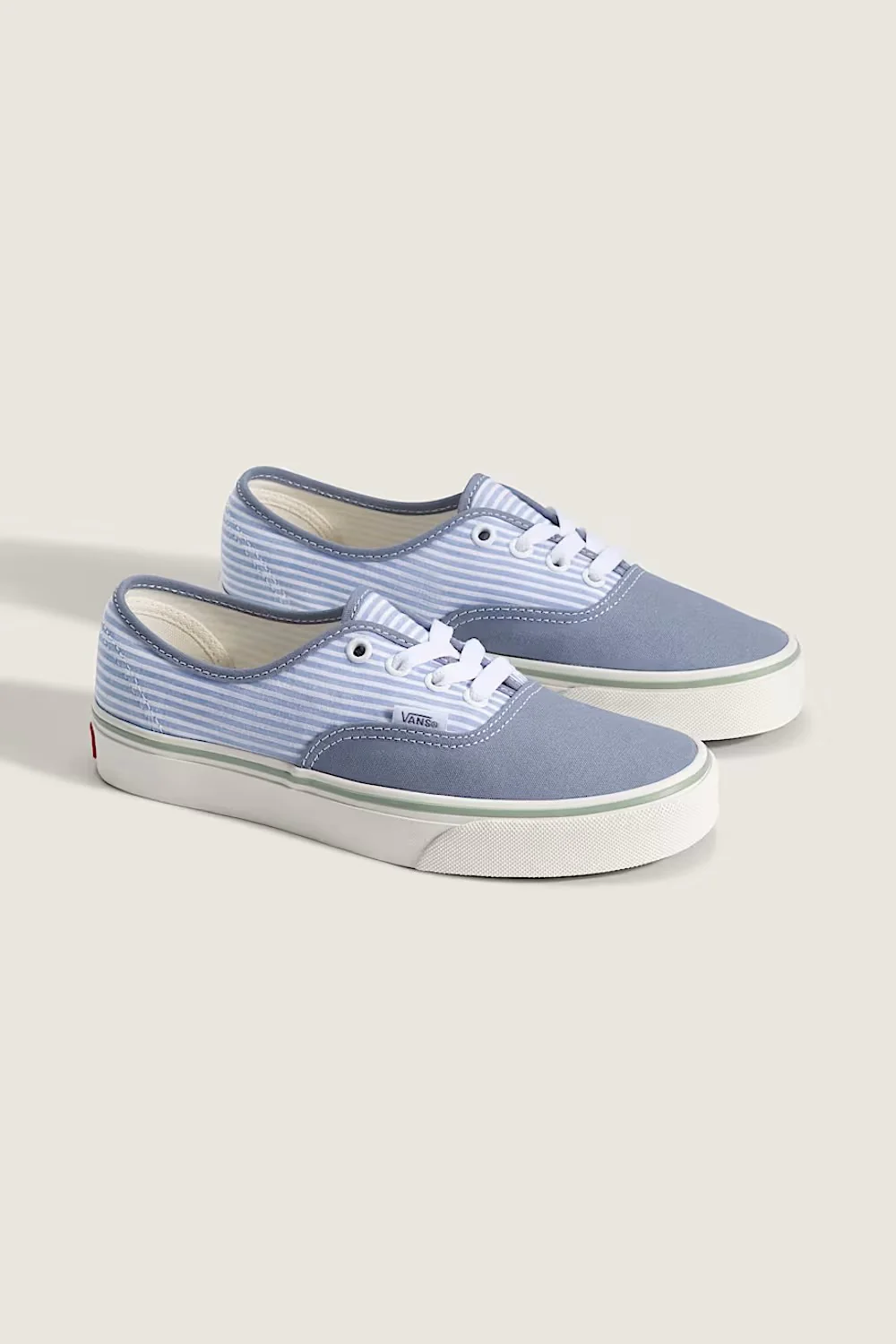 Vans Authentic Sneakers for Women in Stripes/Glacial Slate | VN000D6GFOI1