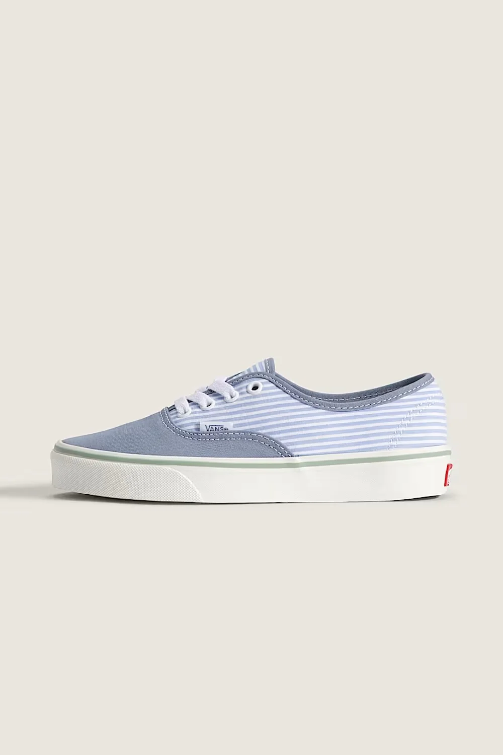 Vans Authentic Sneakers for Women in Stripes/Glacial Slate | VN000D6GFOI1 - Image 2