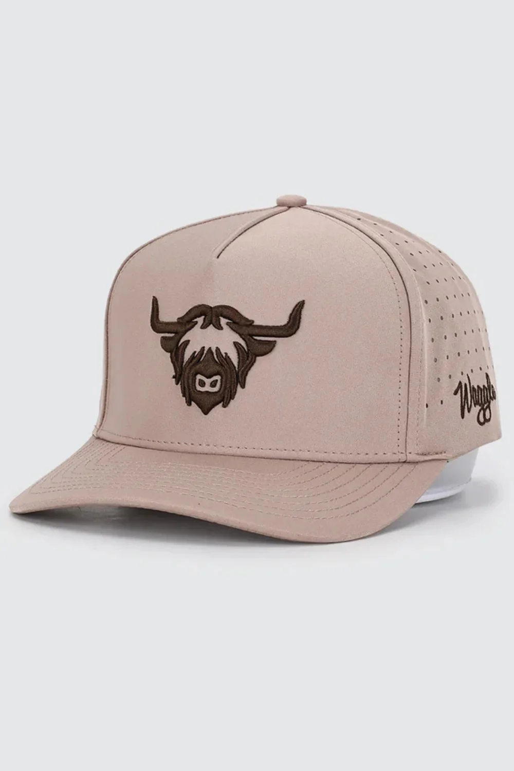 Waggle Highlander Snapback Hat for Men in Brown | HLDROGHATBRW-BROWN - Image 3
