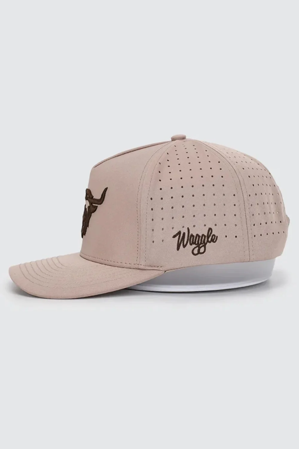 Waggle Highlander Snapback Hat for Men in Brown | HLDROGHATBRW-BROWN - Image 6