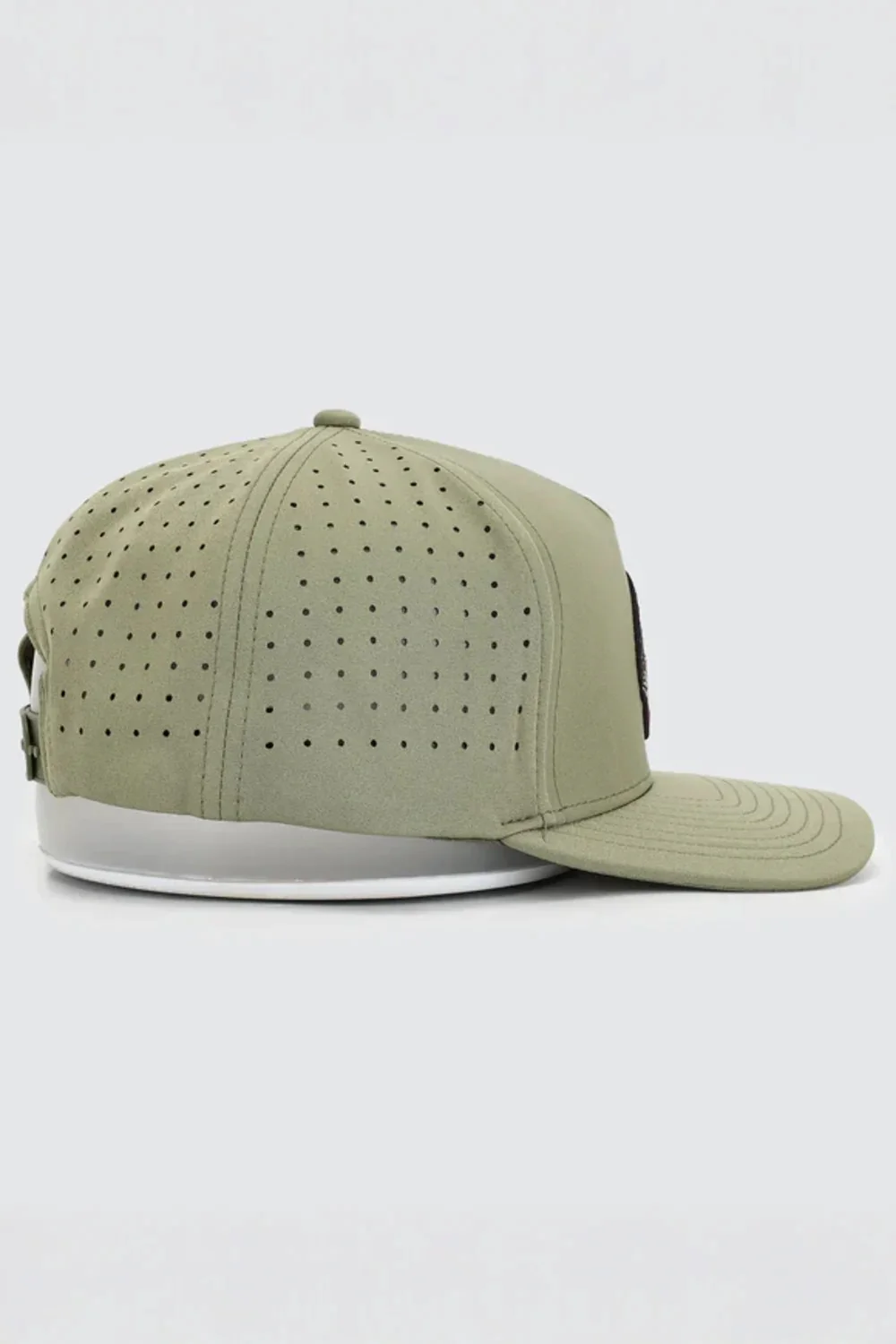 Waggle Monster Snapback Hat for Men in Green | MNSTOGHATOLV-GREEN - Image 4