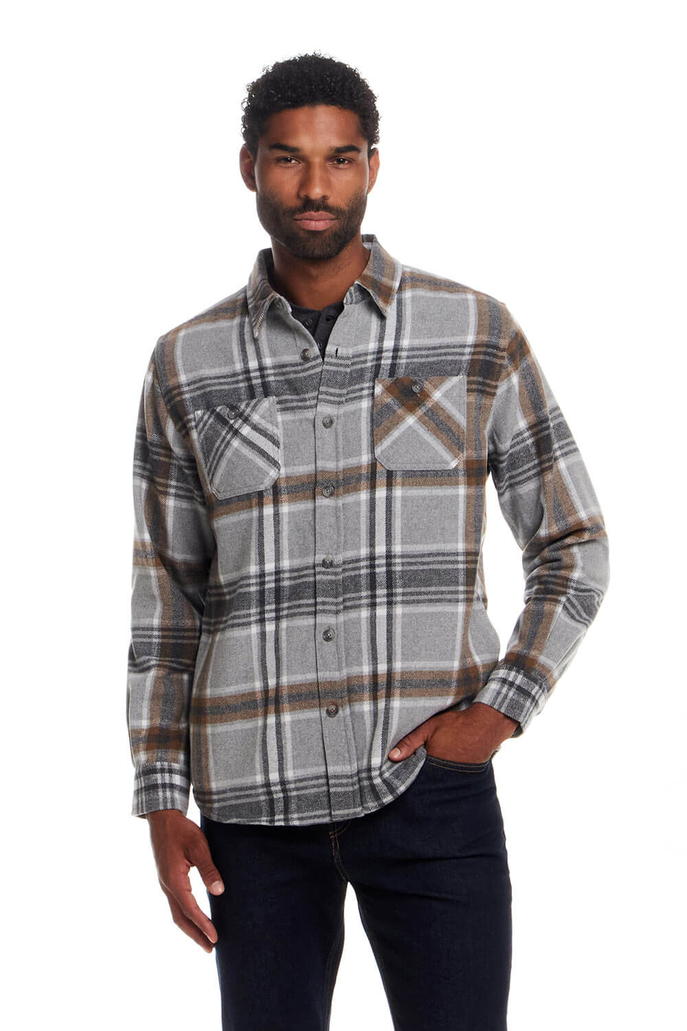 Weatherproof Vintage Faux Wool Unlined Shirt for Men