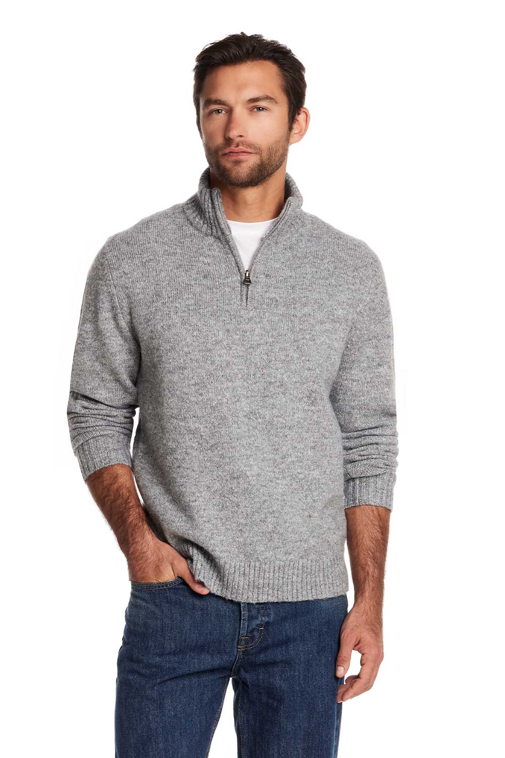 Weatherproof Vintage Fuzzy Quarter Zip for Men