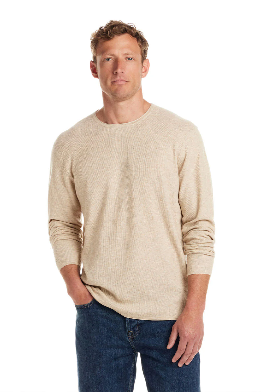 Weatherproof Vintage Merino Blend Roll Neck Sweater for Men