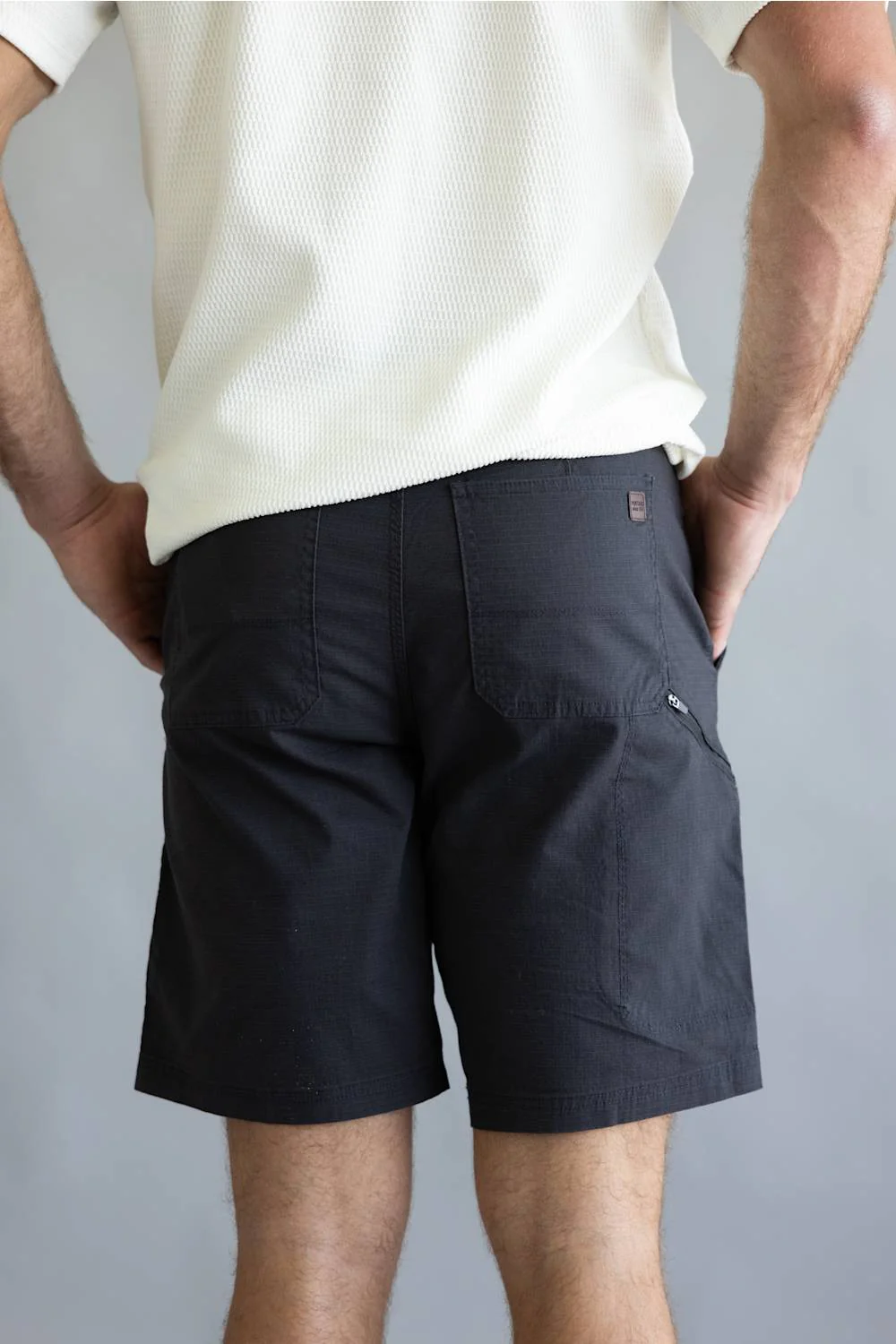 Weatherproof Vintage Ripstop Shorts for Men in Grey Shadow | WS6223-049GREYSHADOW - Image 2