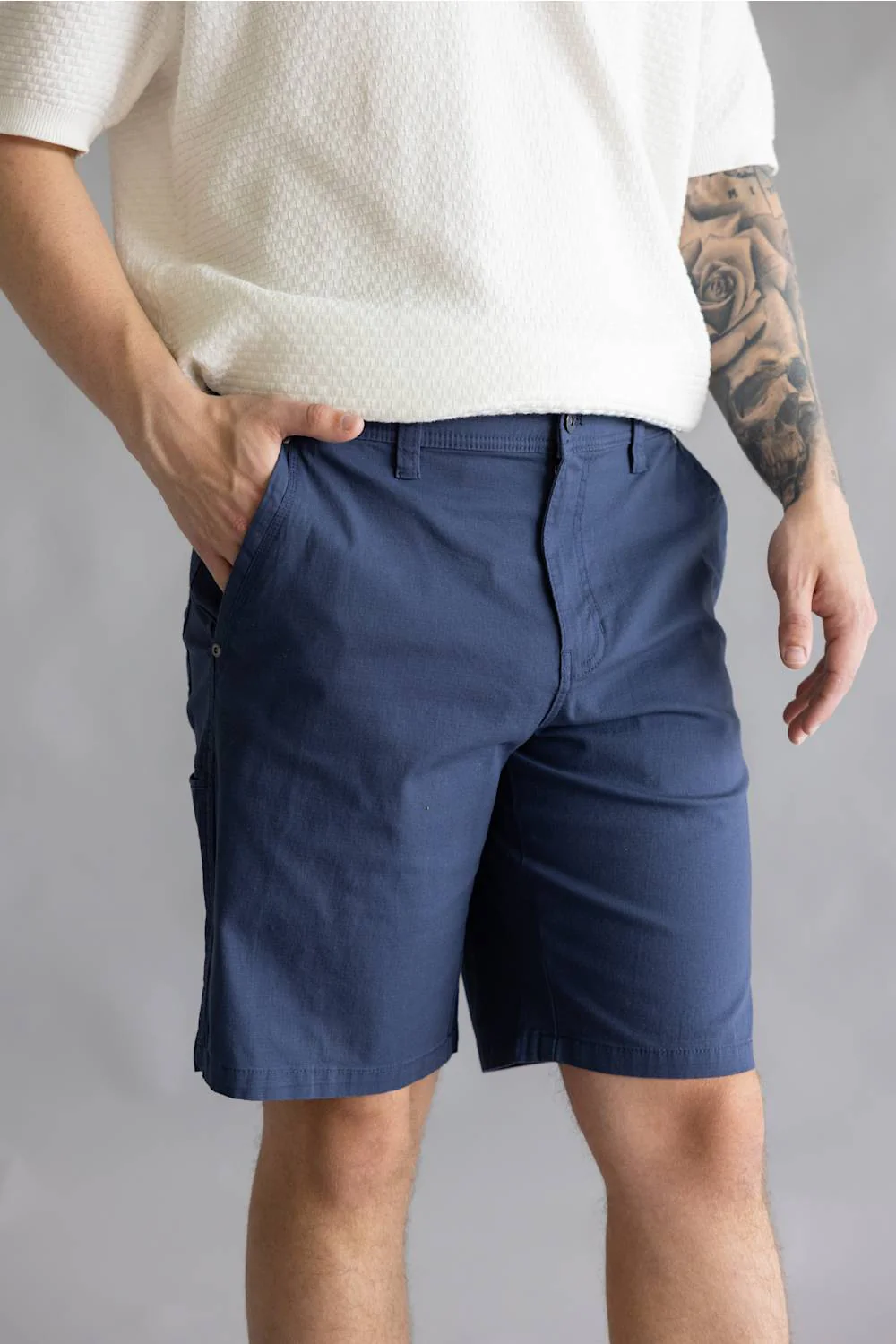 Weatherproof Vintage Ripstop Shorts for Men in Navy | W6S100-495COLLEGEBLUE - Image 5