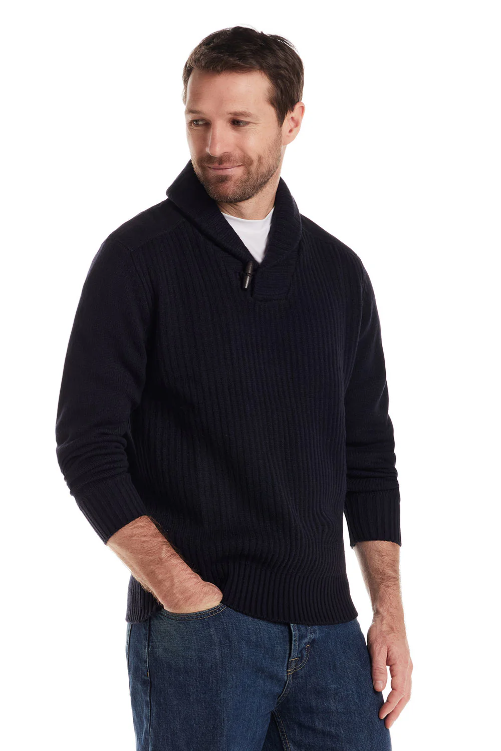 Weatherproof Vintage Shawl Collar Toggle Pullover for Men - Image 2