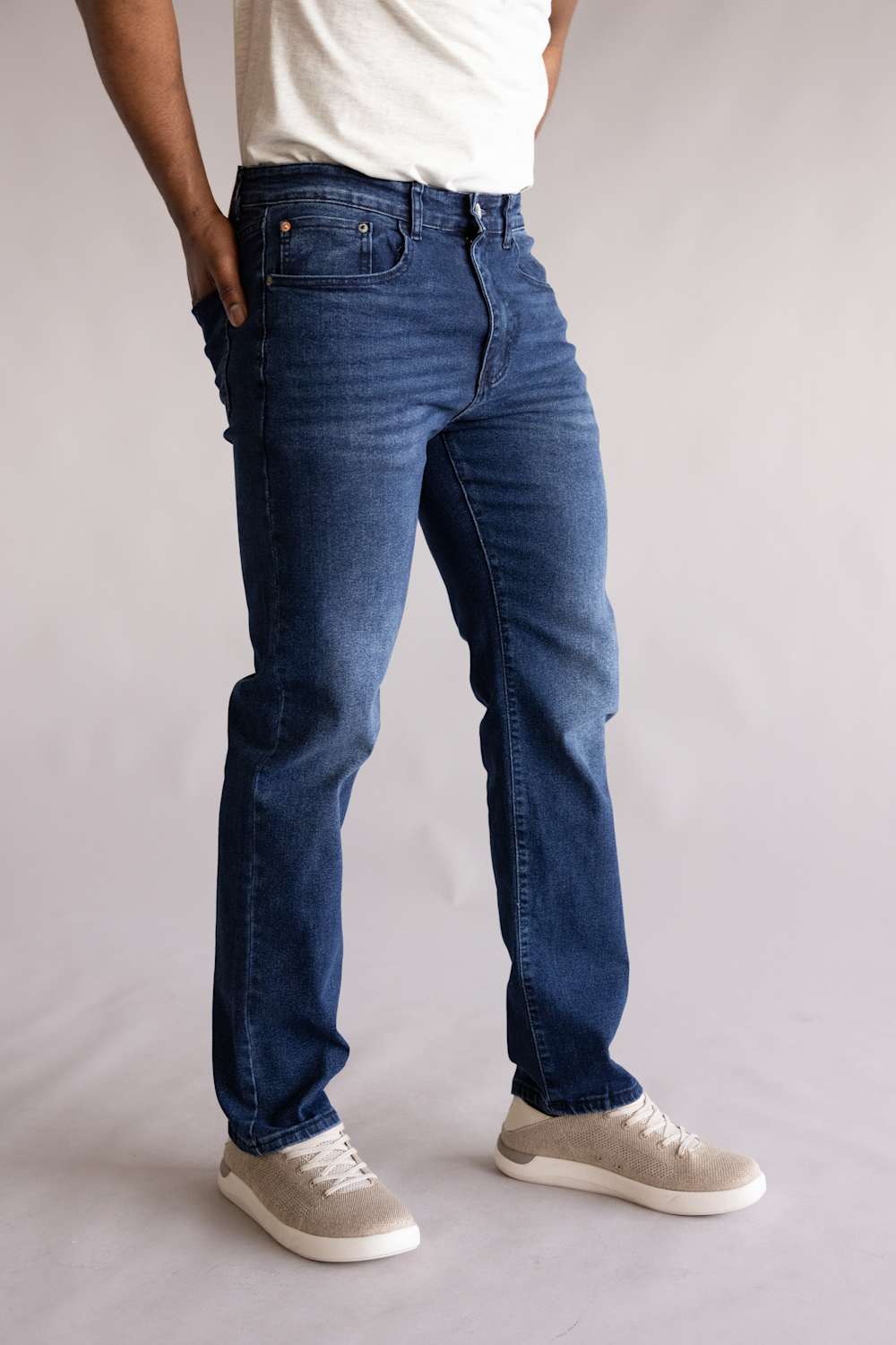 Weatherproof Vintage Straight Jeans for Men in Earth Stone | WP25-95SR-EARTHSTONE