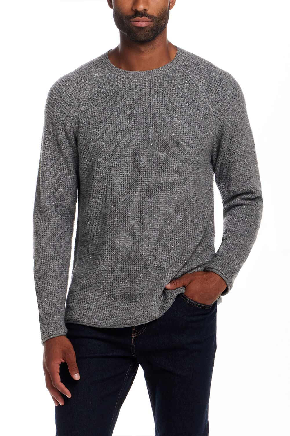 Weatherproof Vintage Waffle Donegal Sweater for Men