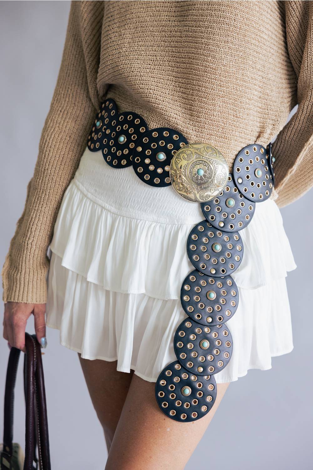 Western Concho Belt for Women
