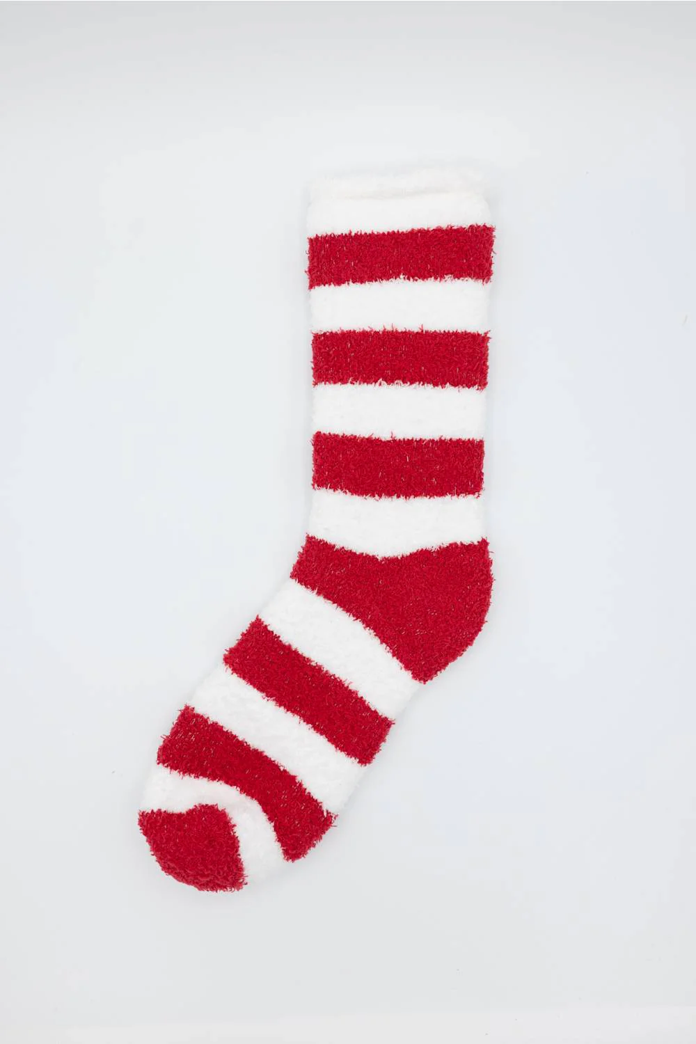 Worlds Softest Fireside Americana Crew Socks for Women in Navy/Red | 77053 - Image 2
