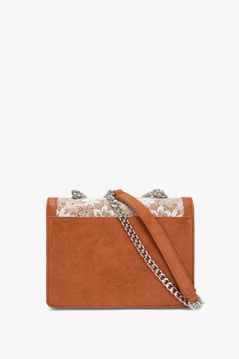 Wrangler Western Floral Chain Shoulder Bag for Women in Tan | WG455-2365-BR - Image 2