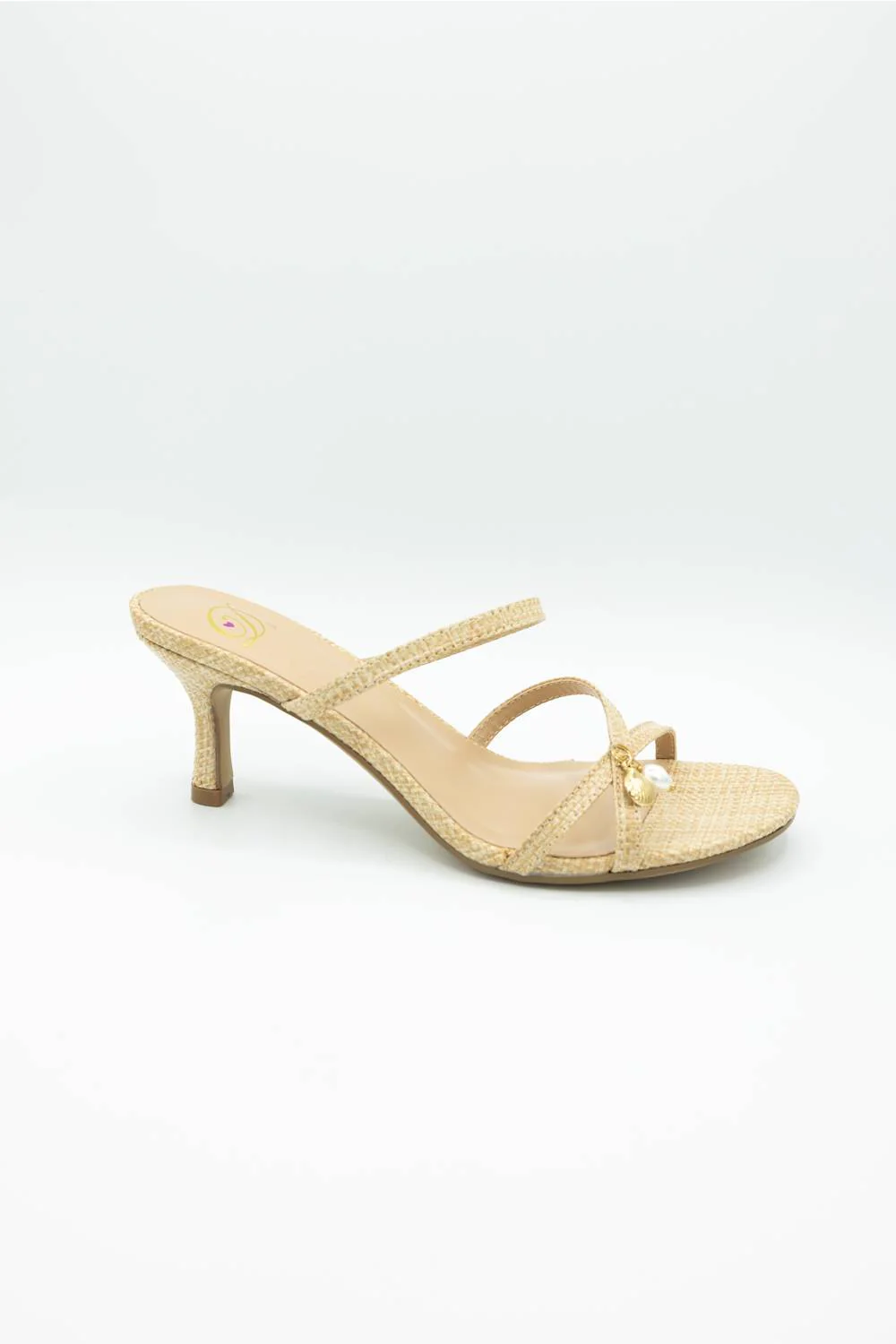 Zico Raffia Kitten Heels for Women in Natural | ZICO-S NAT RAFFIA - Image 2
